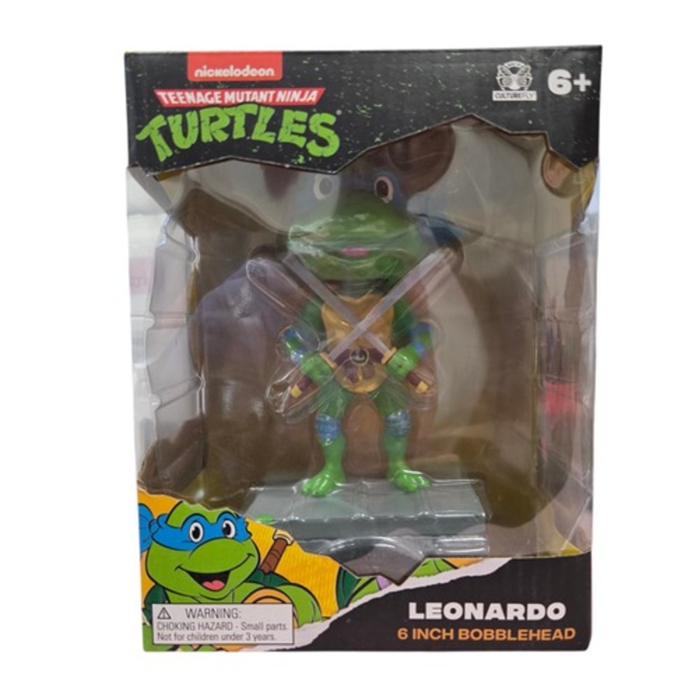 Culturefly TMNT Teenage Mutant Ninja Turtles Leonardo 6 Inch Bobblehead